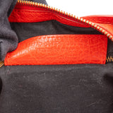 Balenciaga Fire Leather City Handbag