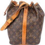 Louis Vuitton Canvas Monogram Sac Noe Petit Shoulder Bag