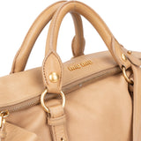 Miu Miu Classic City Leather Handbag