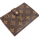 Louis Vuitton Canvas Monogram Compact Clip Wallet