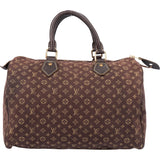 Louis Vuitton Mini Lin Monogram Denim Speedy 30 Handbag