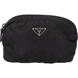 Prada Black Nylon Triangle Pouch