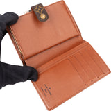 Louis Vuitton Canvas Monogram Compact Clip Wallet