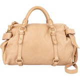 Miu Miu Classic City Leather Handbag