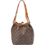 Louis Vuitton Canvas Monogram Sac Noe Petit Shoulder Bag