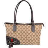 Gucci GG Monogram Horsebit Handbag