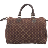 Louis Vuitton Mini Lin Monogram Denim Speedy 30 Handbag