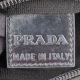 Prada Black Nylon Triangle Pouch