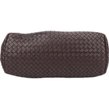 Bottega Veneta Brown Intrecciato Leather Garda Handbag
