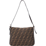 Fendi FF Monogram Baguette Shoulder Bag