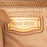 Miu Miu Classic City Leather Handbag