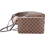 Louis Vuitton Damier Ebene Monogram Neverfull MM Shopper Bag