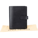 Louis Vuitton Noir Epi Leather Agenda MM