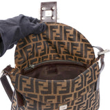 Fendi FF Monogram Baguette Shoulder Bag