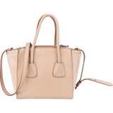 Prada Bicolor Suede Twin Zip Handbag