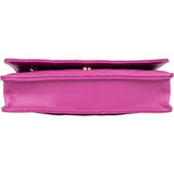 Chanel Pink Quilted Caviar Leather Wallet On Chain Crossbody Bag