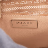 Prada Bicolor Suede Twin Zip Handbag