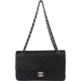 Chanel Quilted Lambskin Medium Double Flap Crossbody Bag