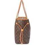 Louis Vuitton Canvas Monogram Neverfull MM Shopper Handbag