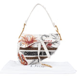 Christian Dior Limited Multicolor Floral Saddle Handbag