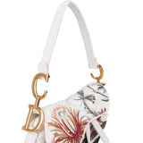 Christian Dior Limited Multicolor Floral Saddle Handbag