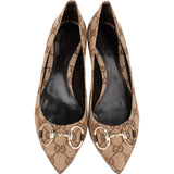 Gucci GG Monogram Horsebit Pumps (36,5)