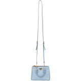 Prada Blue Saffiano Leather Mini Galleria Handbag