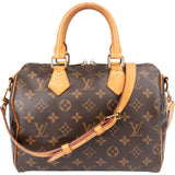 Louis Vuitton Canvas Monogram Speedy 25 Bandouliere Handbag