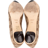 Gucci GG Monogram Horsebit Pumps (36,5)