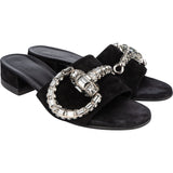 Gucci Crystal Horsebit Pumps (36,5)
