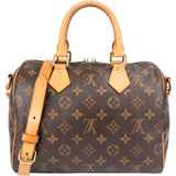 Louis Vuitton Canvas Monogram Speedy 25 Bandouliere Handbag