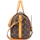 Louis Vuitton Canvas Monogram Speedy 25 Bandouliere Handbag
