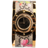 Gucci Gold Tone Floral 112 Women Watch