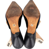 Christian Dior Blue Suede Slingback Pumps (36)