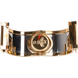 Gucci Gold Tone Floral 112 Women Watch