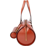 Louis Vuitton Cognac Epi Leather Soufflot Set Handbag