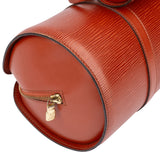 Louis Vuitton Cognac Epi Leather Soufflot Set Handbag