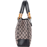 Gucci GG Monogram Bamboo Handbag