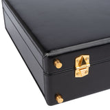 Hermès Black Boxcalf Briefcase Aktenkoffer