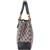 Gucci GG Monogram Bamboo Handbag