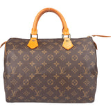 Louis Vuitton Canvas Monogram Speedy 30 Handbag