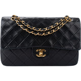 Chanel Quilted Lambskin 24K Gold Medium Double Flap Shoulder Bag