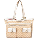 Gucci GG Monogram Abbey Double Pocket Handbag