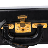 Hermès Black Boxcalf Briefcase Aktenkoffer