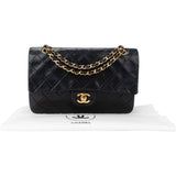 Chanel Quilted Lambskin 24K Gold Medium Double Flap Shoulder Bag
