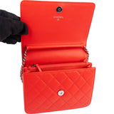 Chanel Quilted Lambskin Single Flap Crossbody Bag