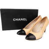 Chanel Bicolor Leather Heels (35,5)