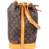 Louis Vuitton Canvas Monogram Sac Noe Grande Shoulder Bag