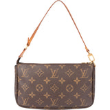 Louis Vuitton Canvas Monogram Pochette Accessoire Handbag