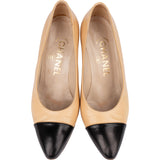 Chanel Bicolor Leather Heels (35,5)